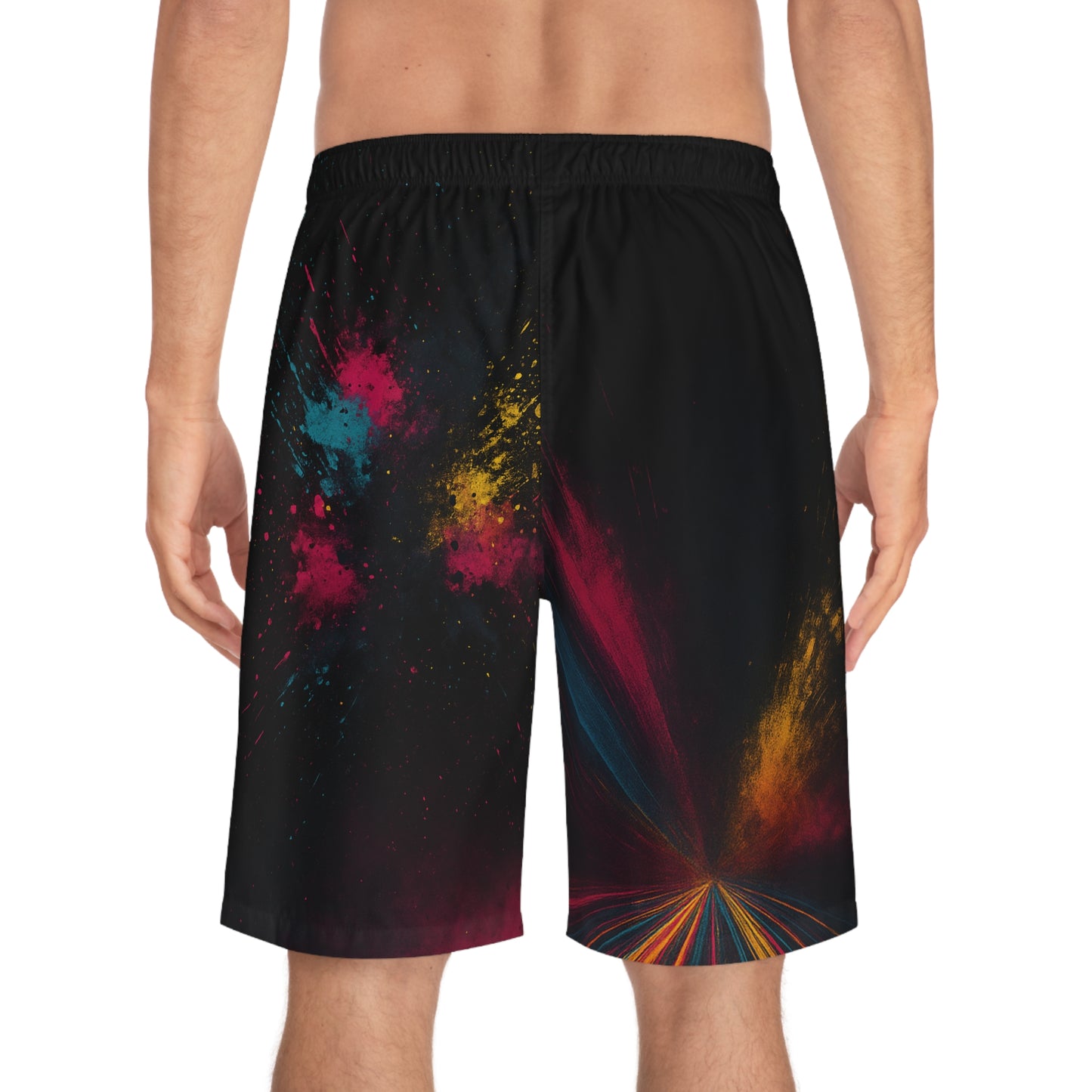 369Fab* Limited Edition FR-S Splash, Vibrant Men's Board Shorts