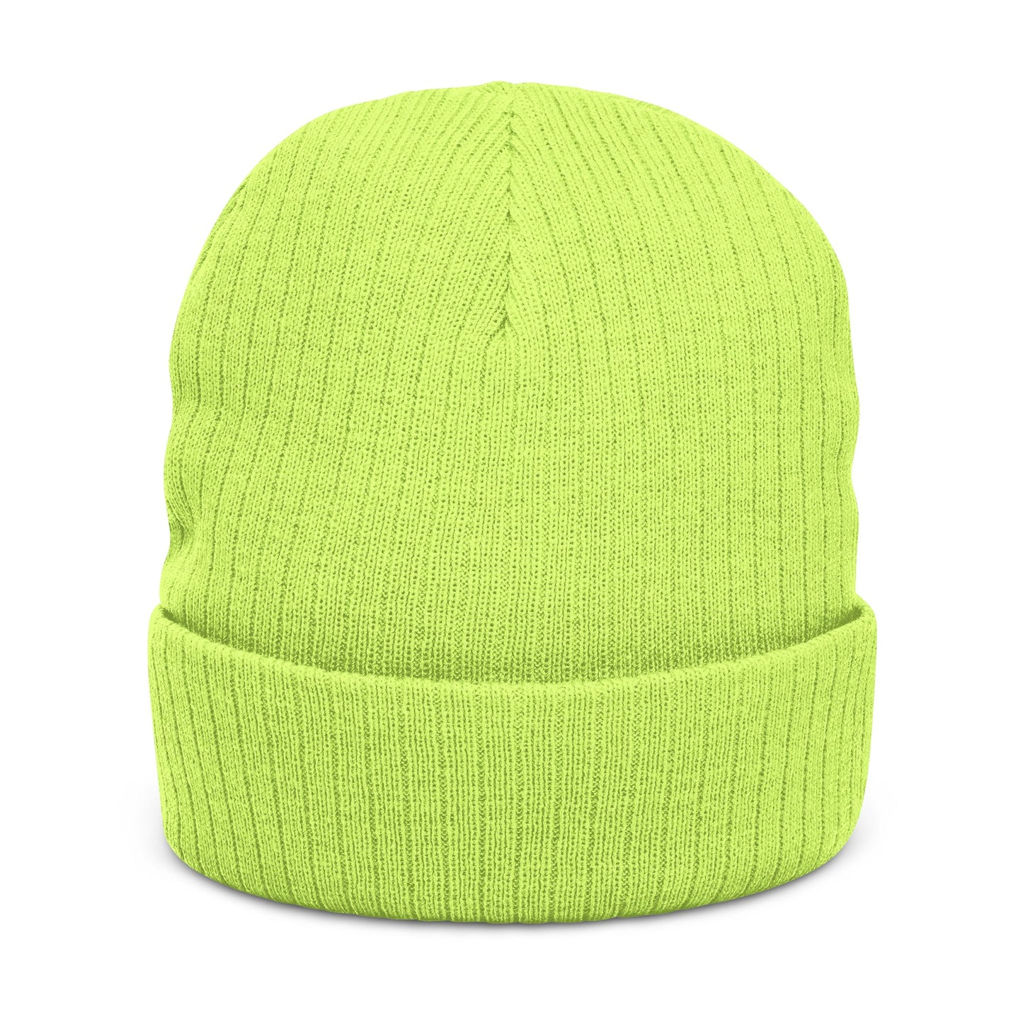 369Fab* W. Logo, Cozy Ribbed Knit Beanie with 369 Embroidery
