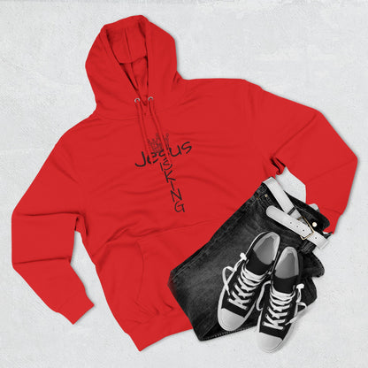 369Fab* Jesus is king, Freedom, Stylish Fleece Hoodie, Unique Streetwear