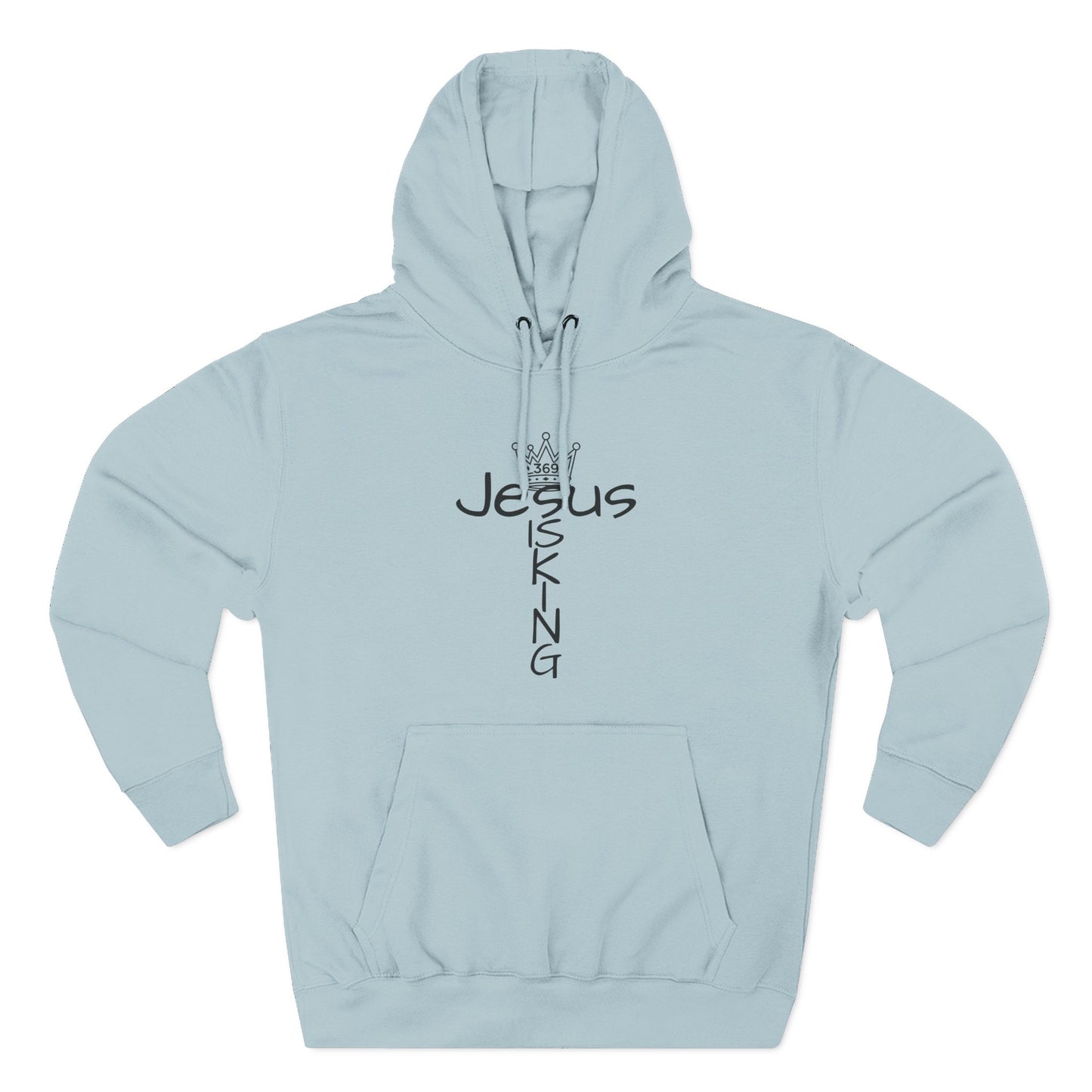 369Fab* Jesus is king, Freedom, Stylish Fleece Hoodie, Unique Streetwear