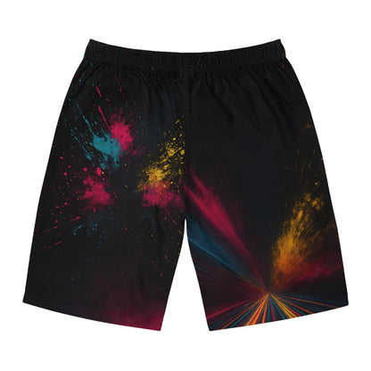 369Fab* Limited Edition FR-S Splash, Vibrant Men's Board Shorts