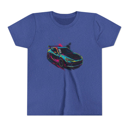 369Fab Limted Edition FR-S Splash, Graphic Youth Tee, Cool Kids T-Shirt, Car Enthusiast Apparel