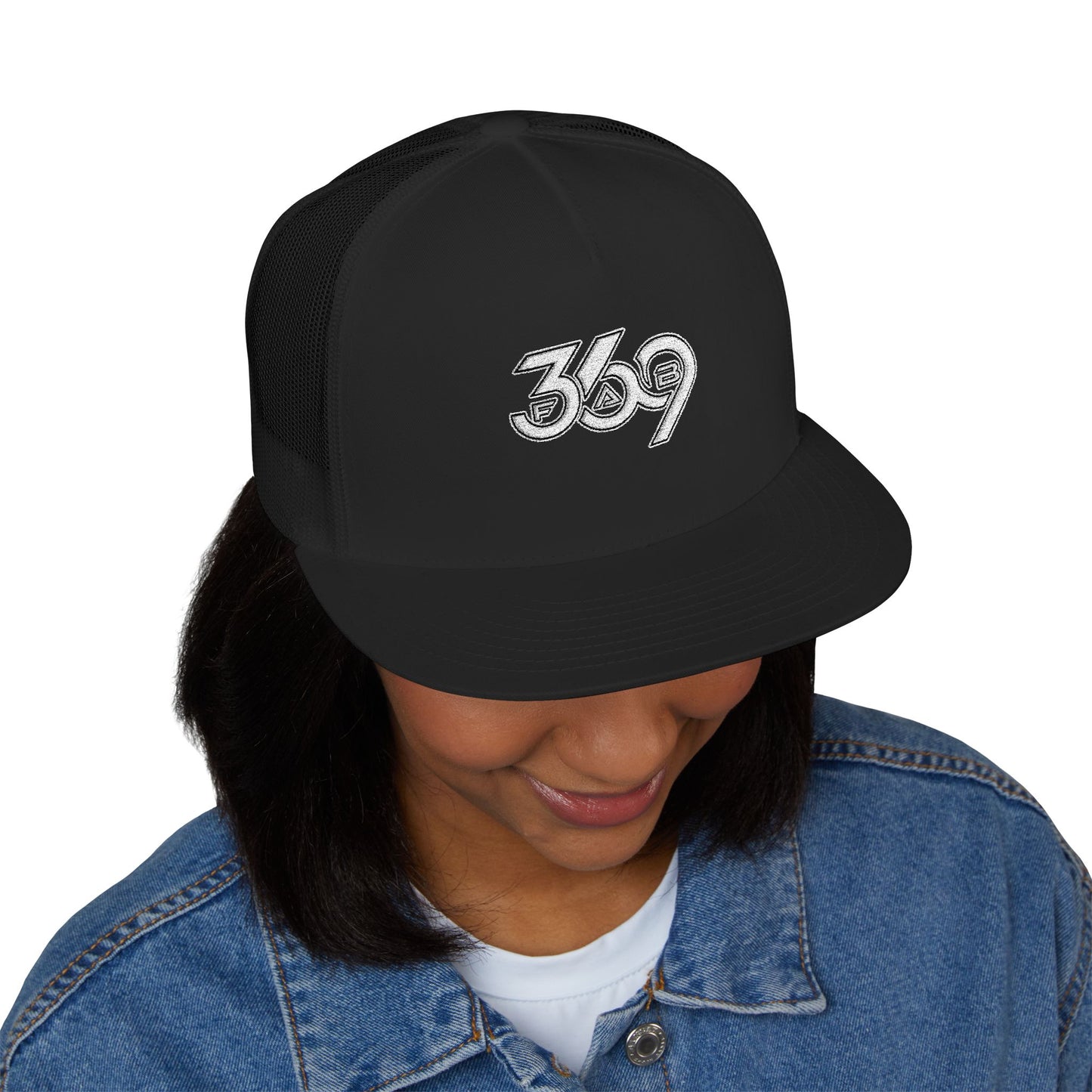 369Fab* 369Fab, Trendy Trucker Cap | Stylish Embroidered Hat