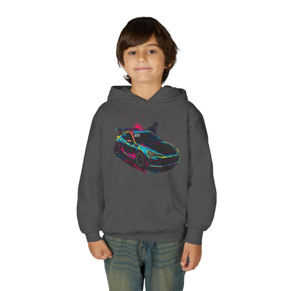 369Fab* Limited Edition FR-S Splash, Vibrant Car Graphic Youth Hoodie