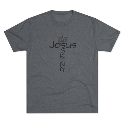 369Fab* Jesus is King , FREEDOM, Uni. Tri blend T-Shirt