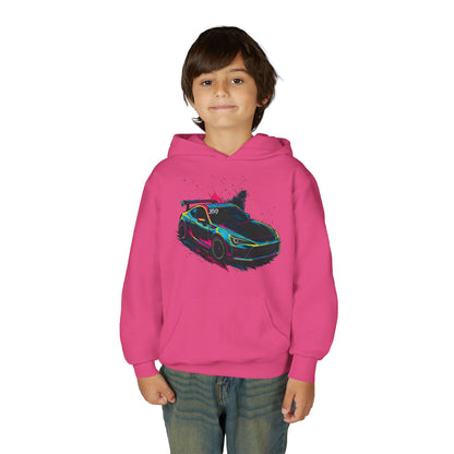 369Fab* Limited Edition FR-S Splash, Vibrant Car Graphic Youth Hoodie