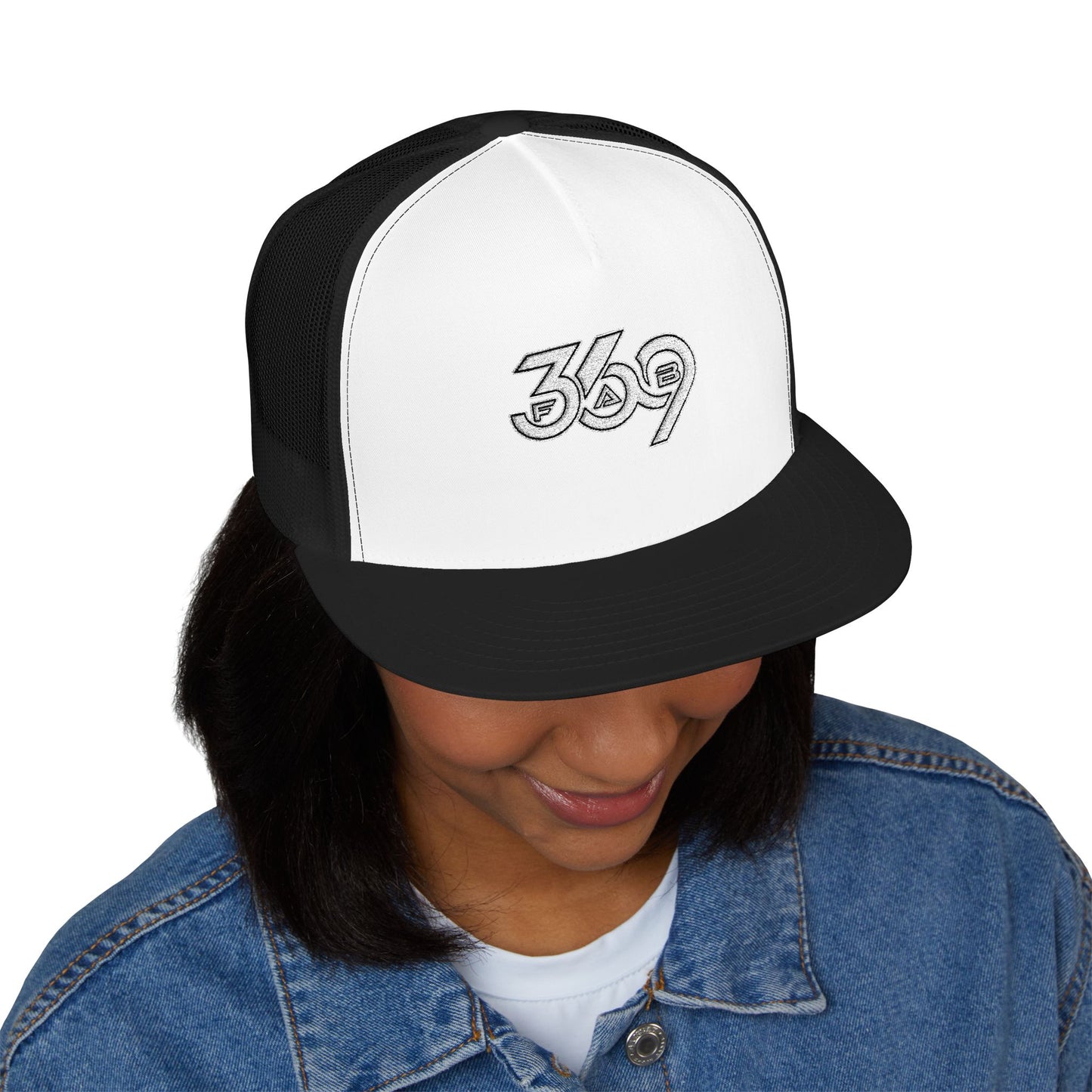 369Fab* 369Fab, Trendy Trucker Cap | Stylish Embroidered Hat