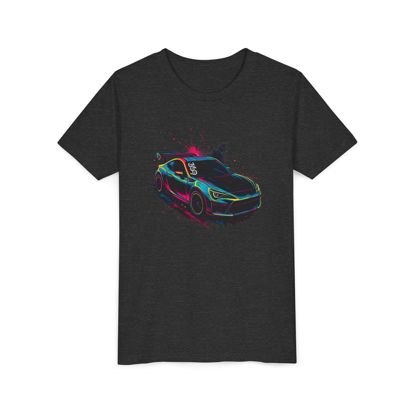 369Fab Limted Edition FR-S Splash, Graphic Youth Tee, Cool Kids T-Shirt, Car Enthusiast Apparel