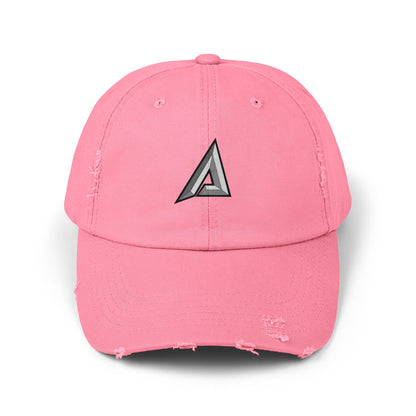 369Fab* W. Logo, Stylish Uni. Distressed Cap with Trendy Design - Perfect for Casual, Everyday Wear