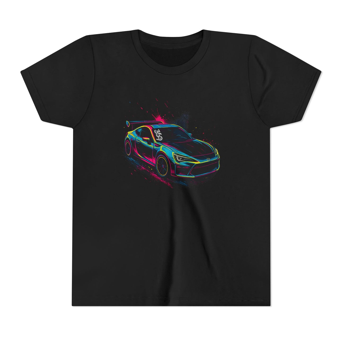369Fab Limted Edition FR-S Splash, Graphic Youth Tee, Cool Kids T-Shirt, Car Enthusiast Apparel