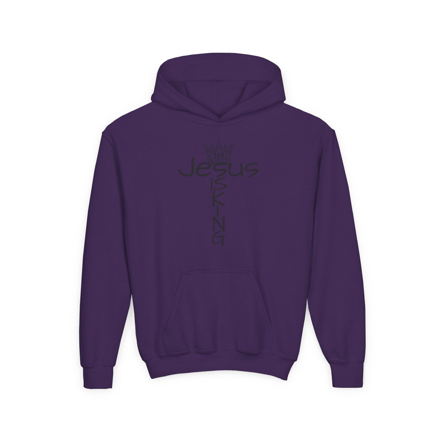 369Fab* Jesus is kin, freedom, Stylish Youth Hoodie