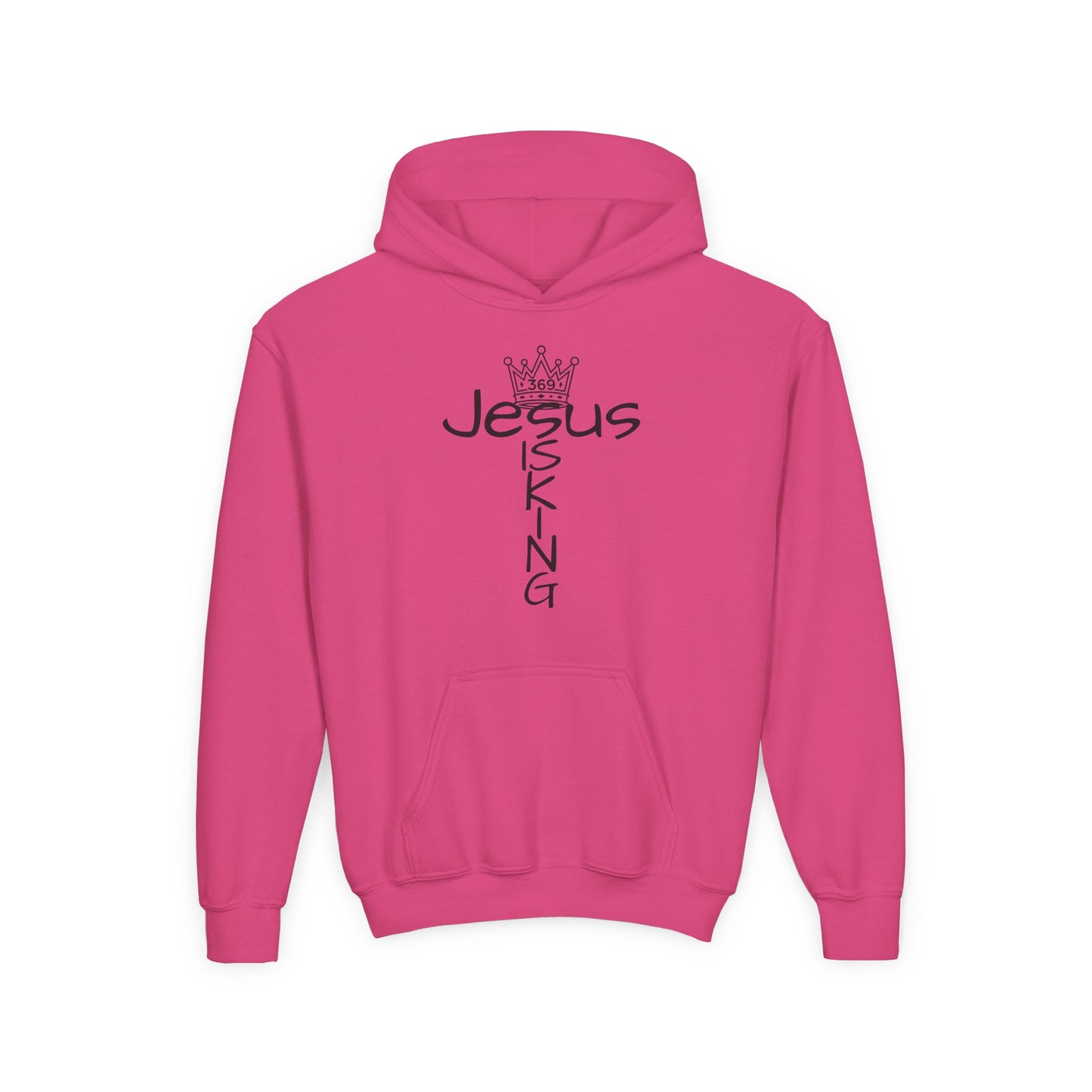 369Fab* Jesus is kin, freedom, Stylish Youth Hoodie