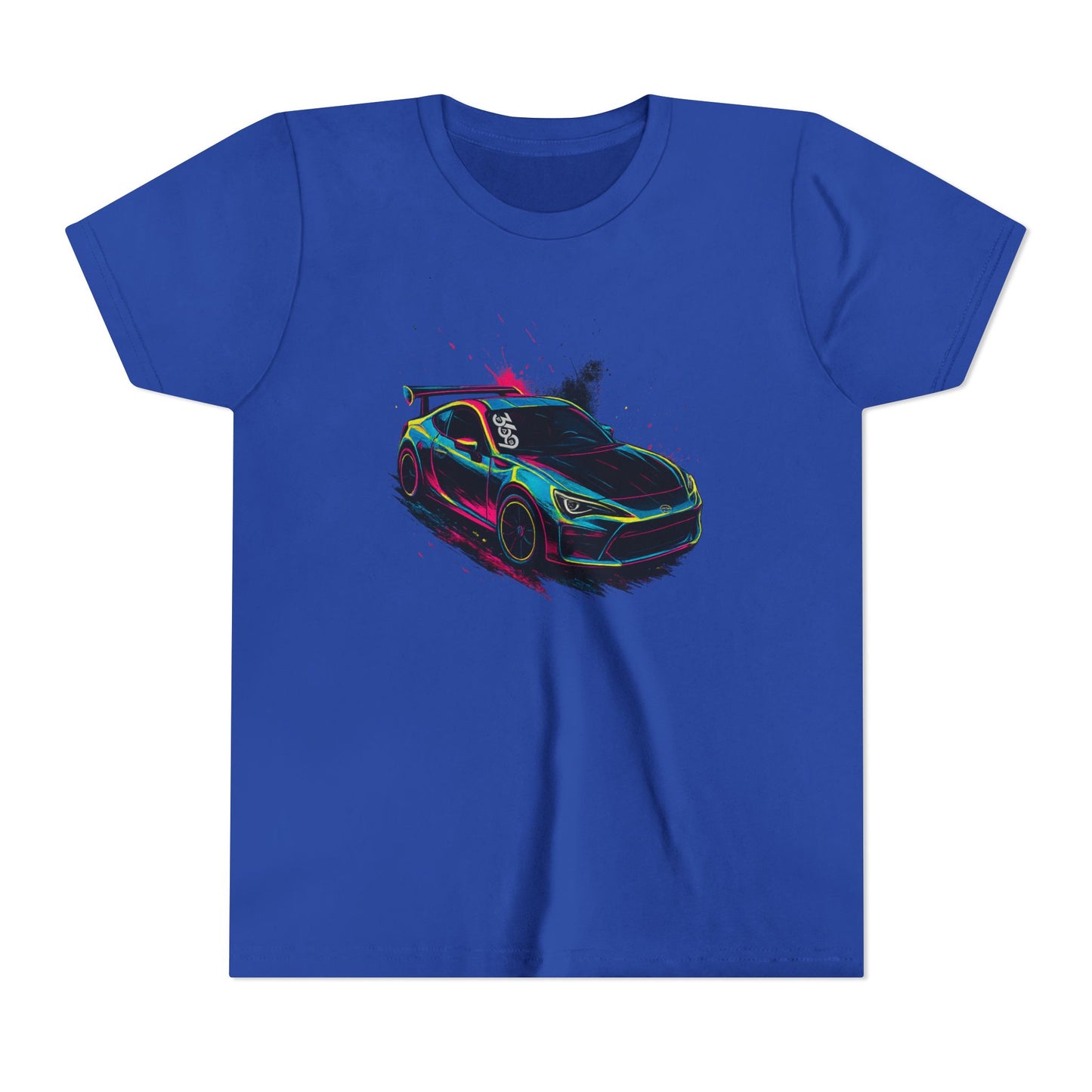 369Fab Limted Edition FR-S Splash, Graphic Youth Tee, Cool Kids T-Shirt, Car Enthusiast Apparel