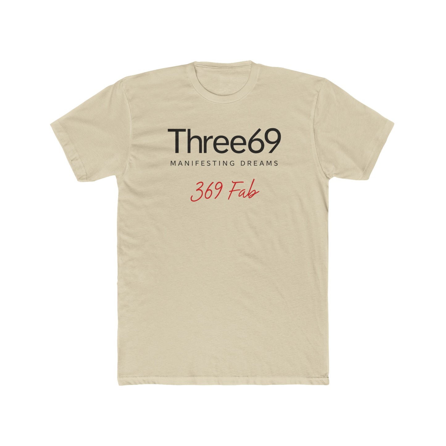 369Fab* Manifesting Dreams, Uni. Cotton Crew Tee, Inspirational Tee, Motivational Shirt