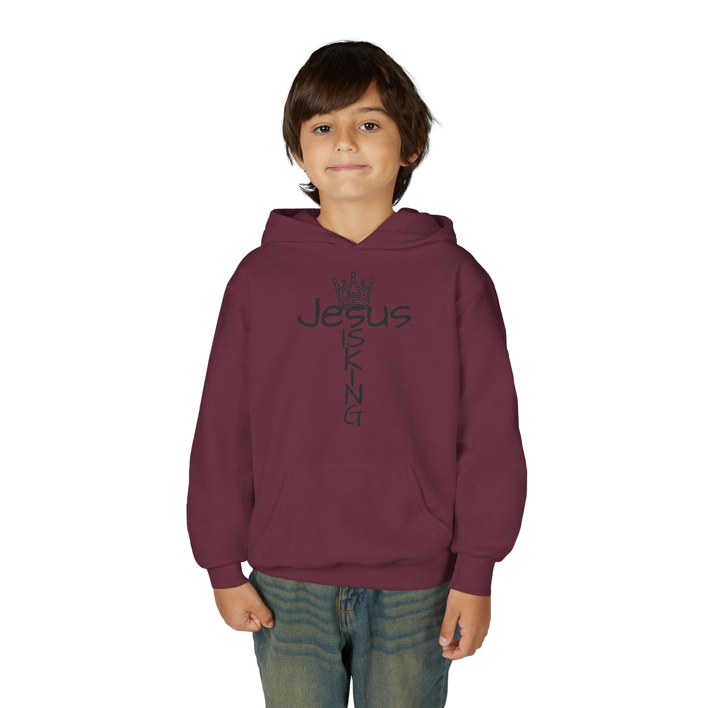 369Fab* Jesus is kin, freedom, Stylish Youth Hoodie