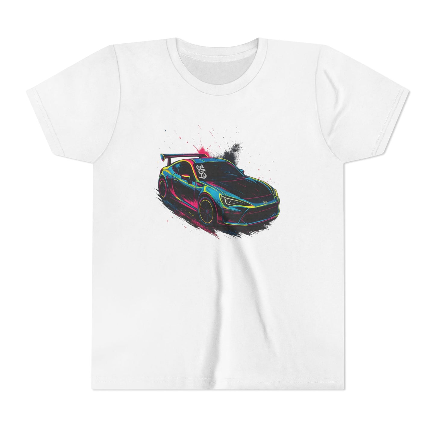369Fab Limted Edition FR-S Splash, Graphic Youth Tee, Cool Kids T-Shirt, Car Enthusiast Apparel