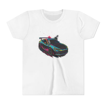 369Fab Limted Edition FR-S Splash, Graphic Youth Tee, Cool Kids T-Shirt, Car Enthusiast Apparel