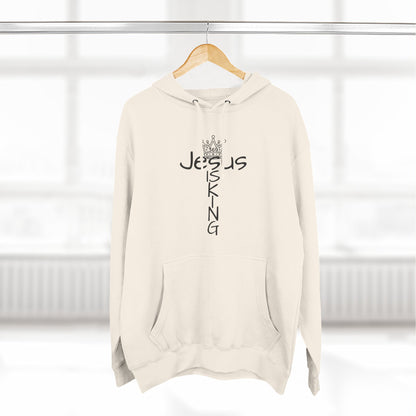369Fab* Jesus is king, Freedom, Stylish Fleece Hoodie, Unique Streetwear