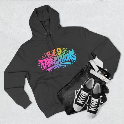 369Fab* Graffiti Splash, Three-Panel Fleece Hoodie