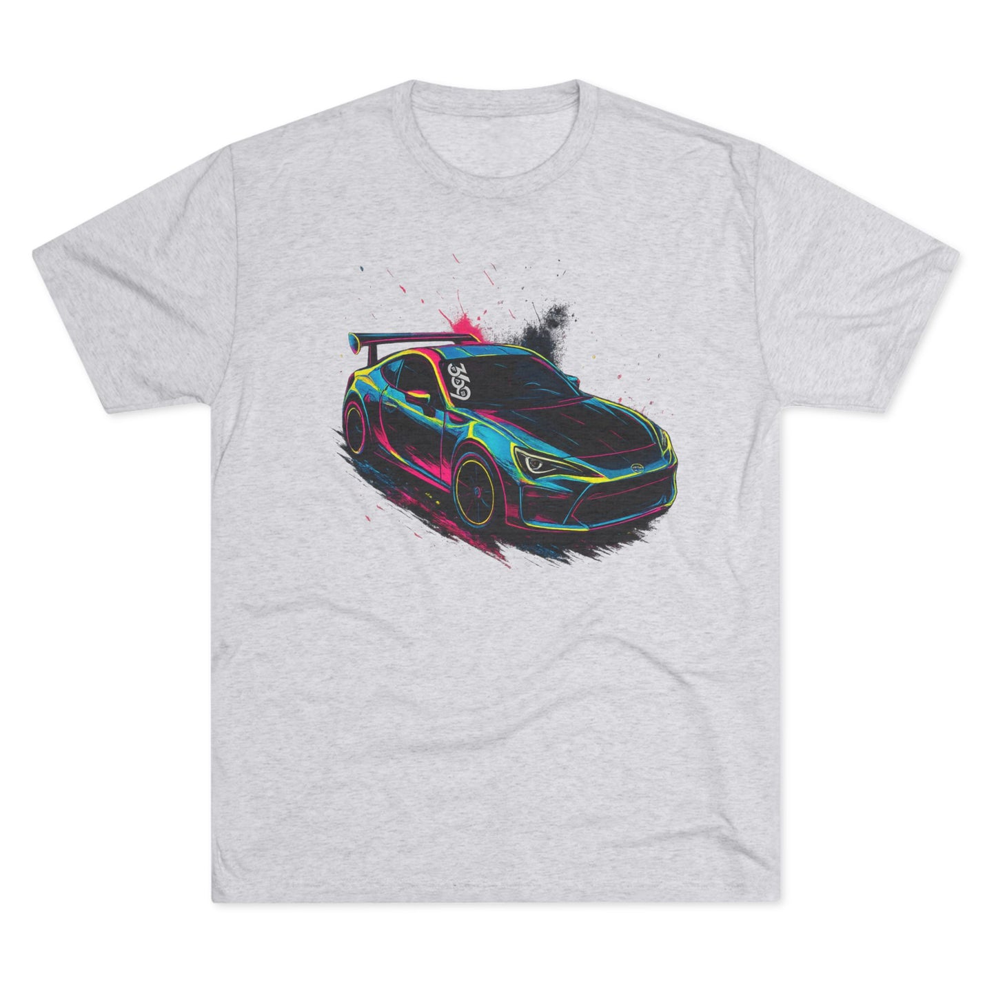 369Fab* Limited Edition FR-S Splash, Uni. Tri blend T-Shirt for Car Enthusiasts