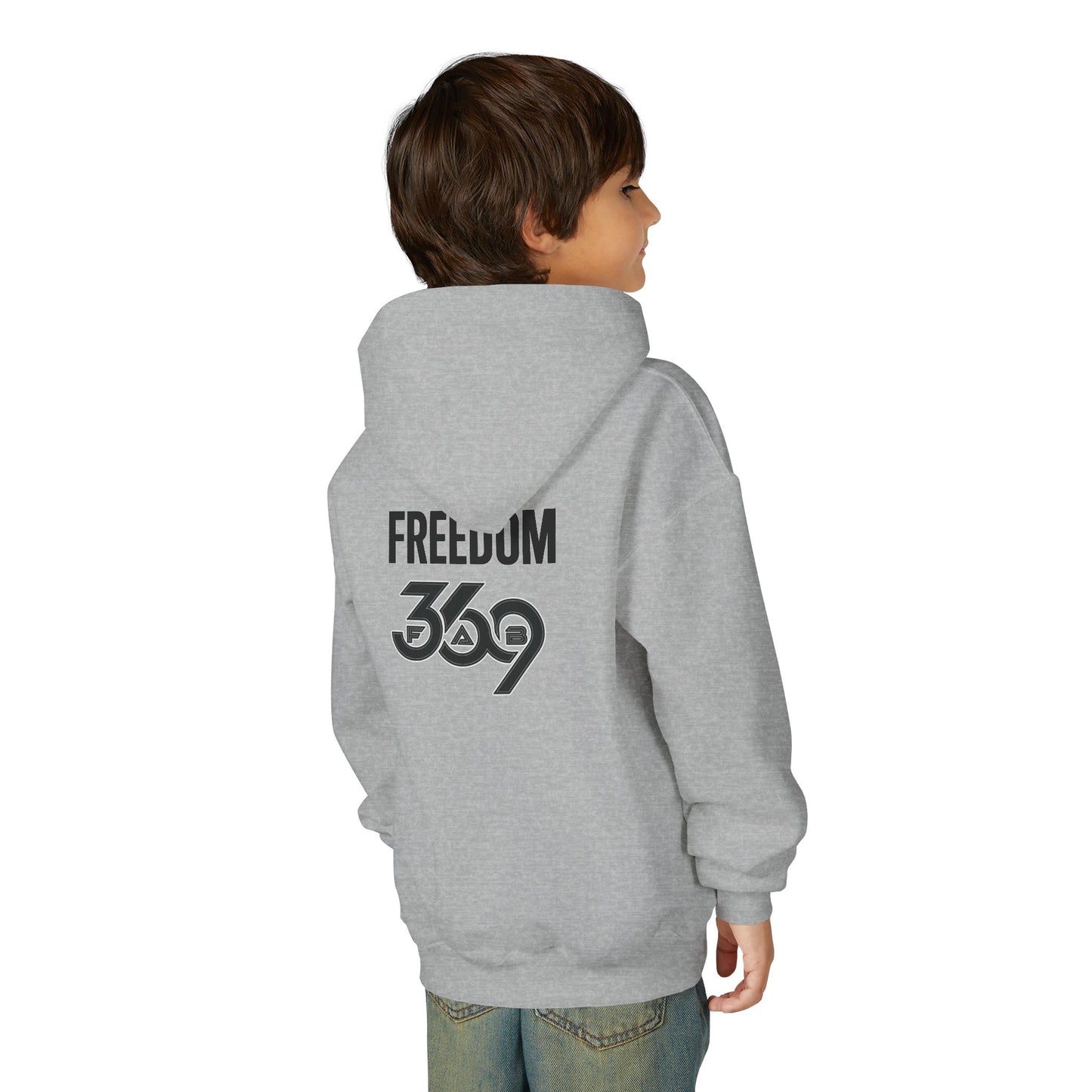 369Fab* Jesus is kin, freedom, Stylish Youth Hoodie
