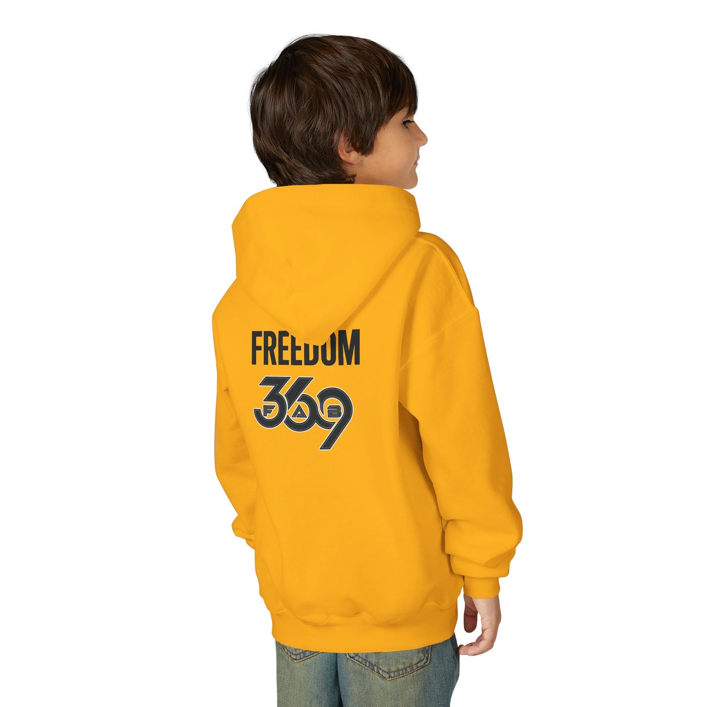 369Fab* Jesus is kin, freedom, Stylish Youth Hoodie