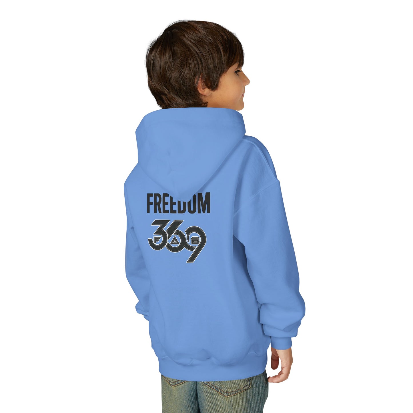 369Fab* Jesus is kin, freedom, Stylish Youth Hoodie