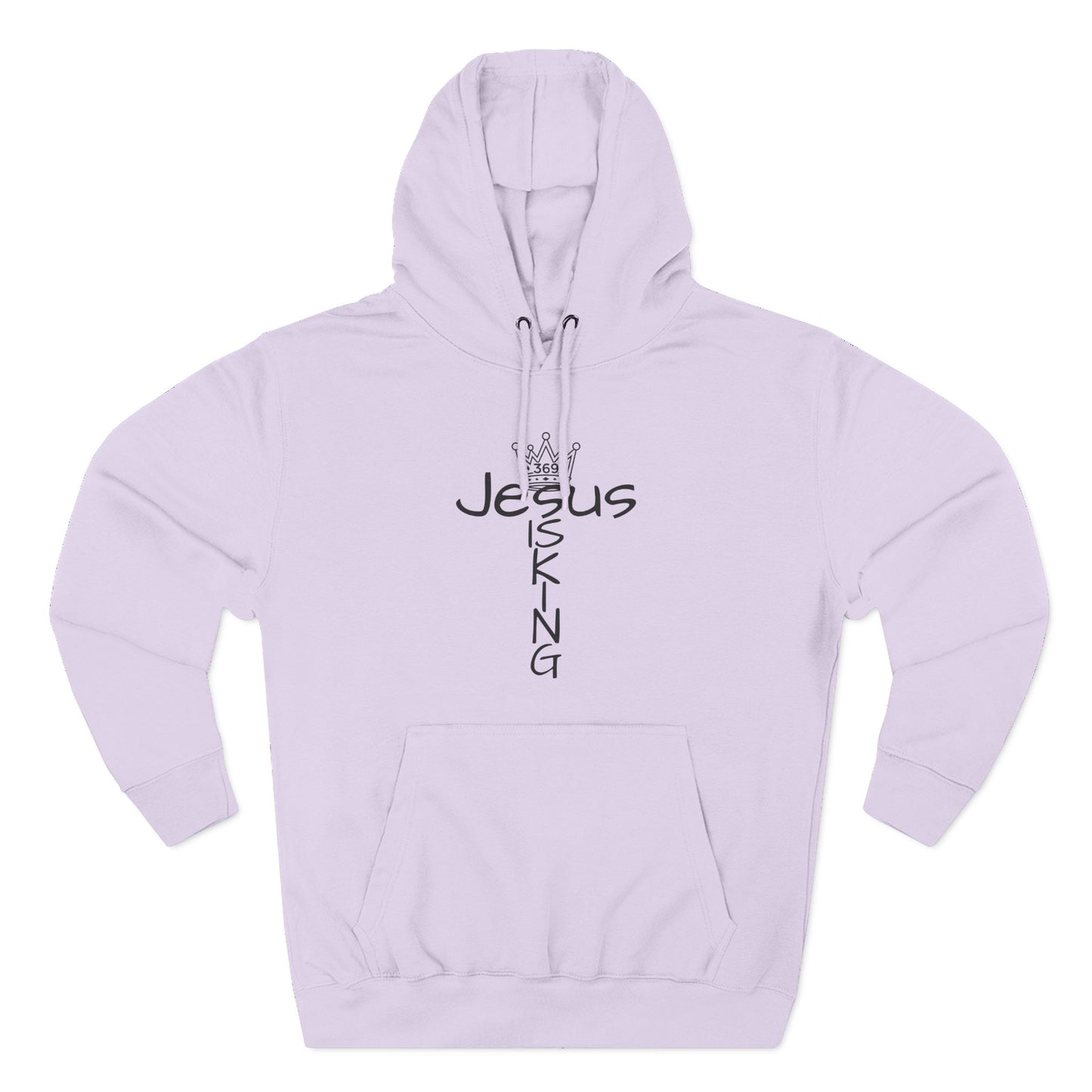 369Fab* Jesus is king, Freedom, Stylish Fleece Hoodie, Unique Streetwear