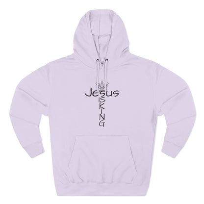 369Fab* Jesus is king, Freedom, Stylish Fleece Hoodie, Unique Streetwear