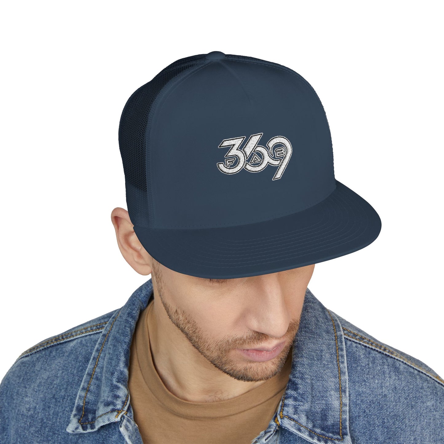 369Fab* 369Fab, Trendy Trucker Cap | Stylish Embroidered Hat