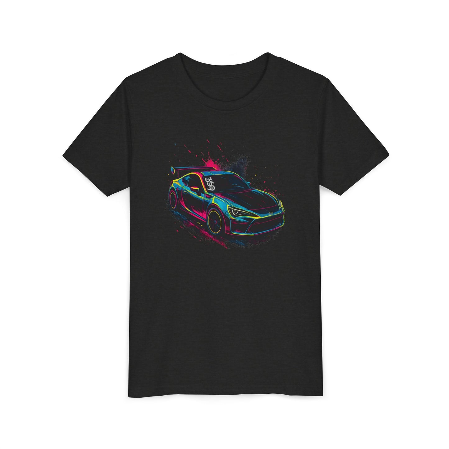 369Fab Limted Edition FR-S Splash, Graphic Youth Tee, Cool Kids T-Shirt, Car Enthusiast Apparel