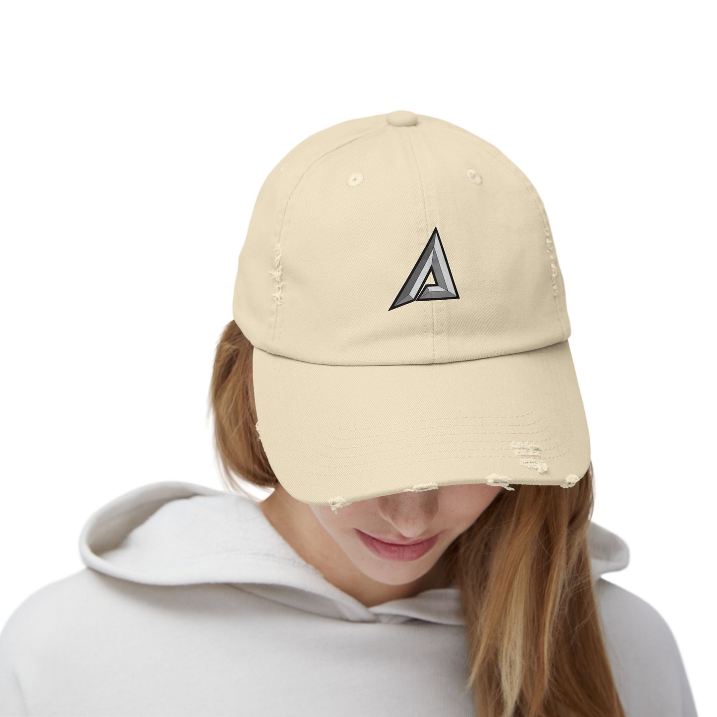 369Fab* W. Logo, Stylish Uni. Distressed Cap with Trendy Design - Perfect for Casual, Everyday Wear