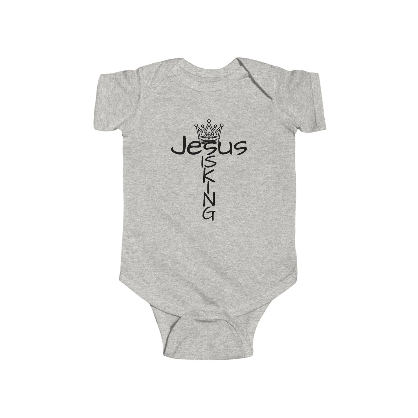 369Fab* Jesus is king, freedom, Infant , Baby Outfit, Newborn, Toddler Wear.