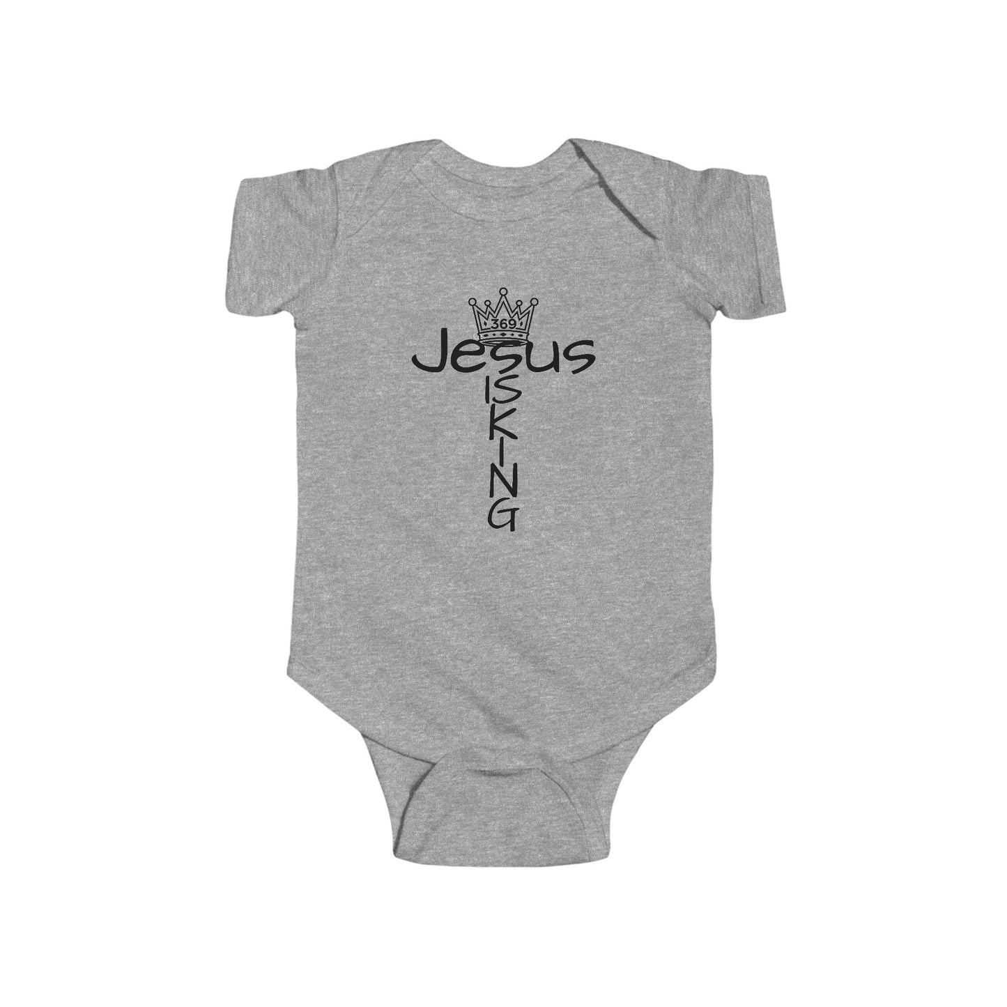 369Fab* Jesus is king, freedom, Infant , Baby Outfit, Newborn, Toddler Wear.