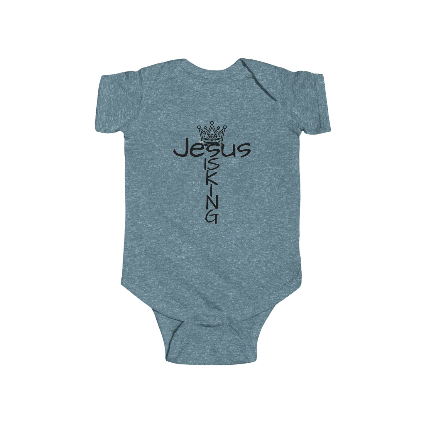 369Fab* Jesus is king, freedom, Infant , Baby Outfit, Newborn, Toddler Wear.