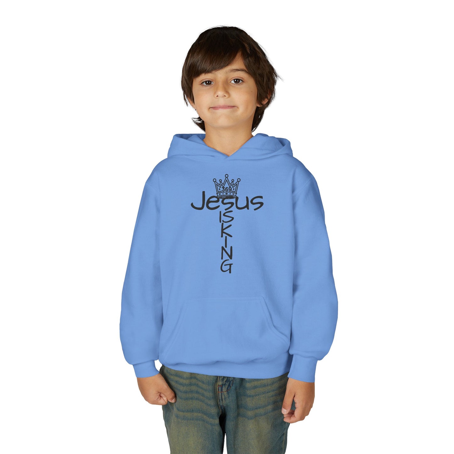 369Fab* Jesus is kin, freedom, Stylish Youth Hoodie