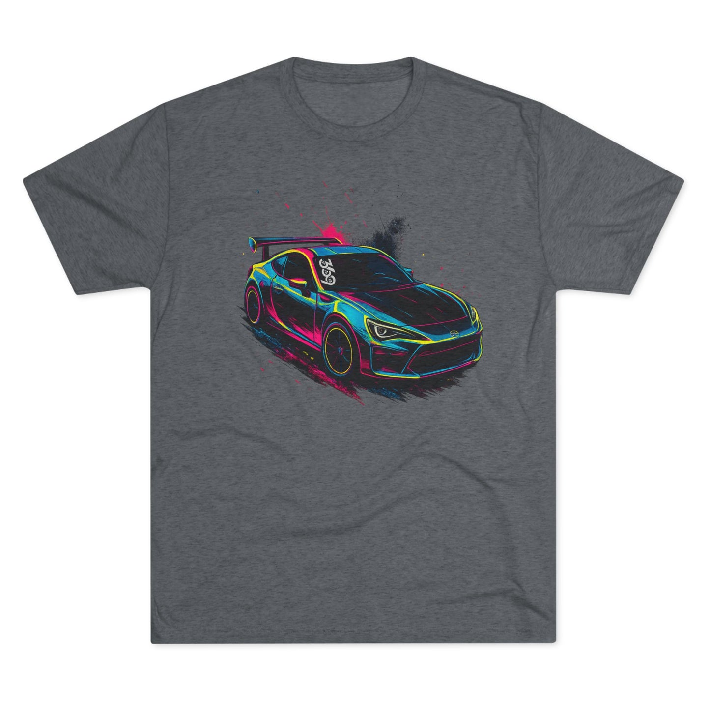 369Fab* Limited Edition FR-S Splash, Uni. Tri blend T-Shirt for Car Enthusiasts