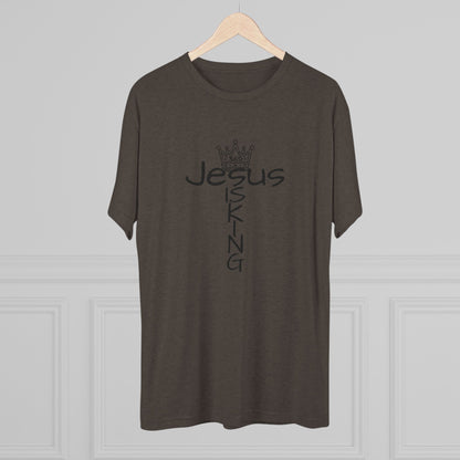 369Fab* Jesus is King , FREEDOM, Uni. Tri blend T-Shirt