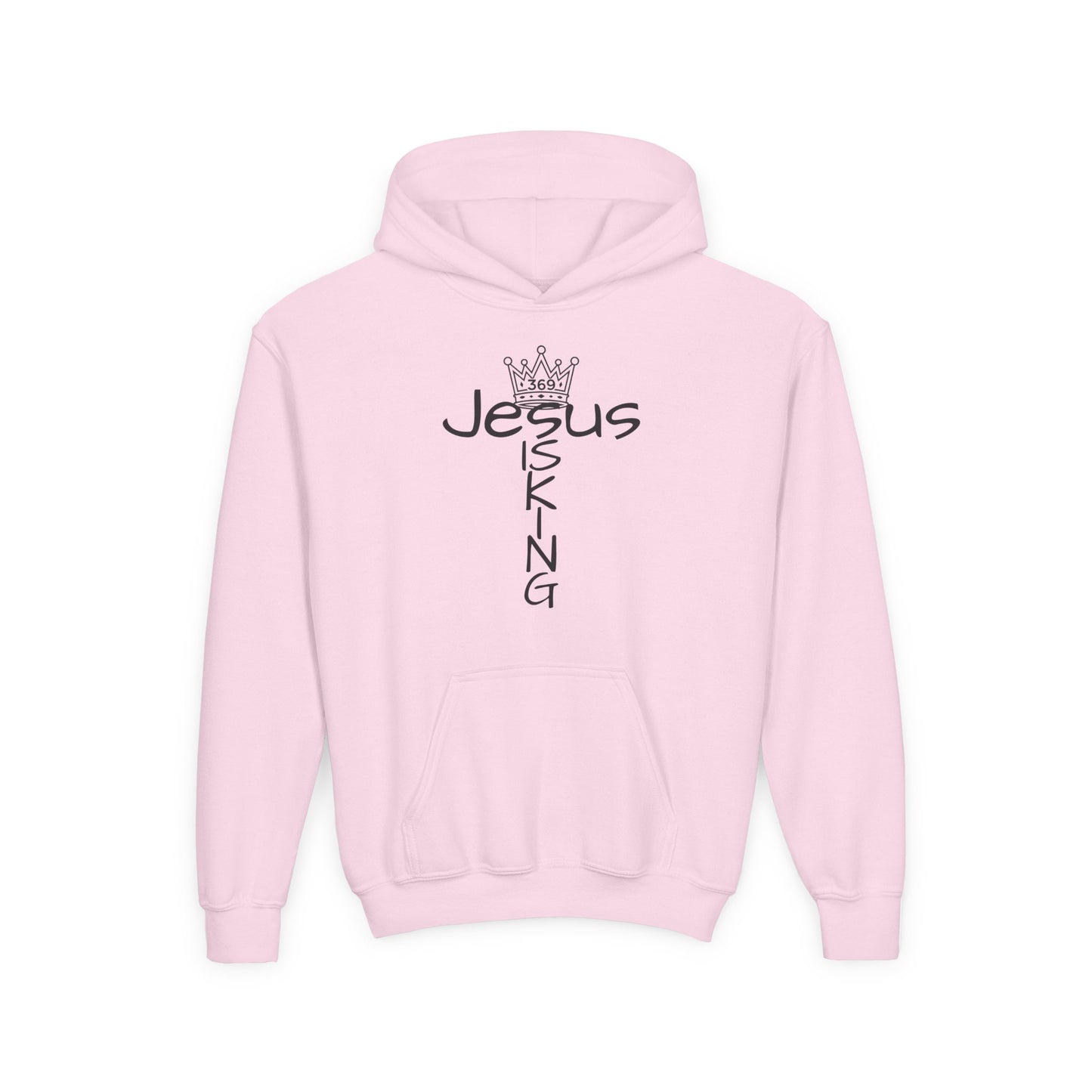 369Fab* Jesus is kin, freedom, Stylish Youth Hoodie