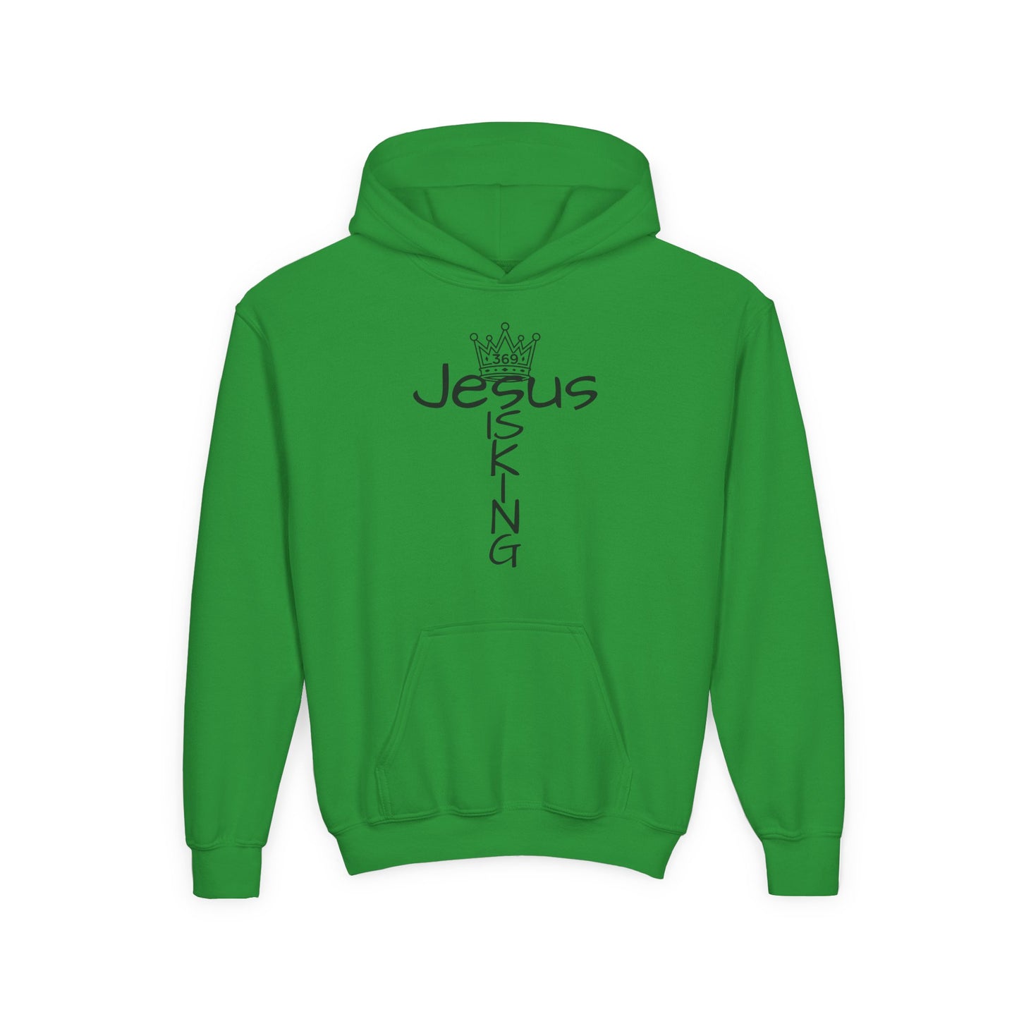 369Fab* Jesus is kin, freedom, Stylish Youth Hoodie