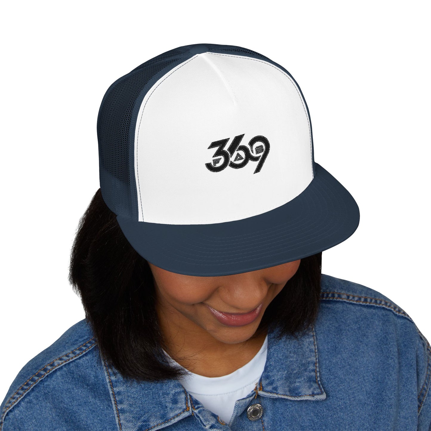 369Fab* 369Fab, Trendy Trucker Cap | Stylish Embroidered Hat
