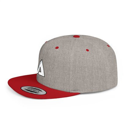 369Fab* Clean Logo Stylish Flat Bill Snapback Hat – Perfect for Casual Outings, Streetwear, Fashion Statements