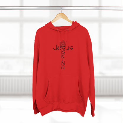 369Fab* Jesus is king, Freedom, Stylish Fleece Hoodie, Unique Streetwear