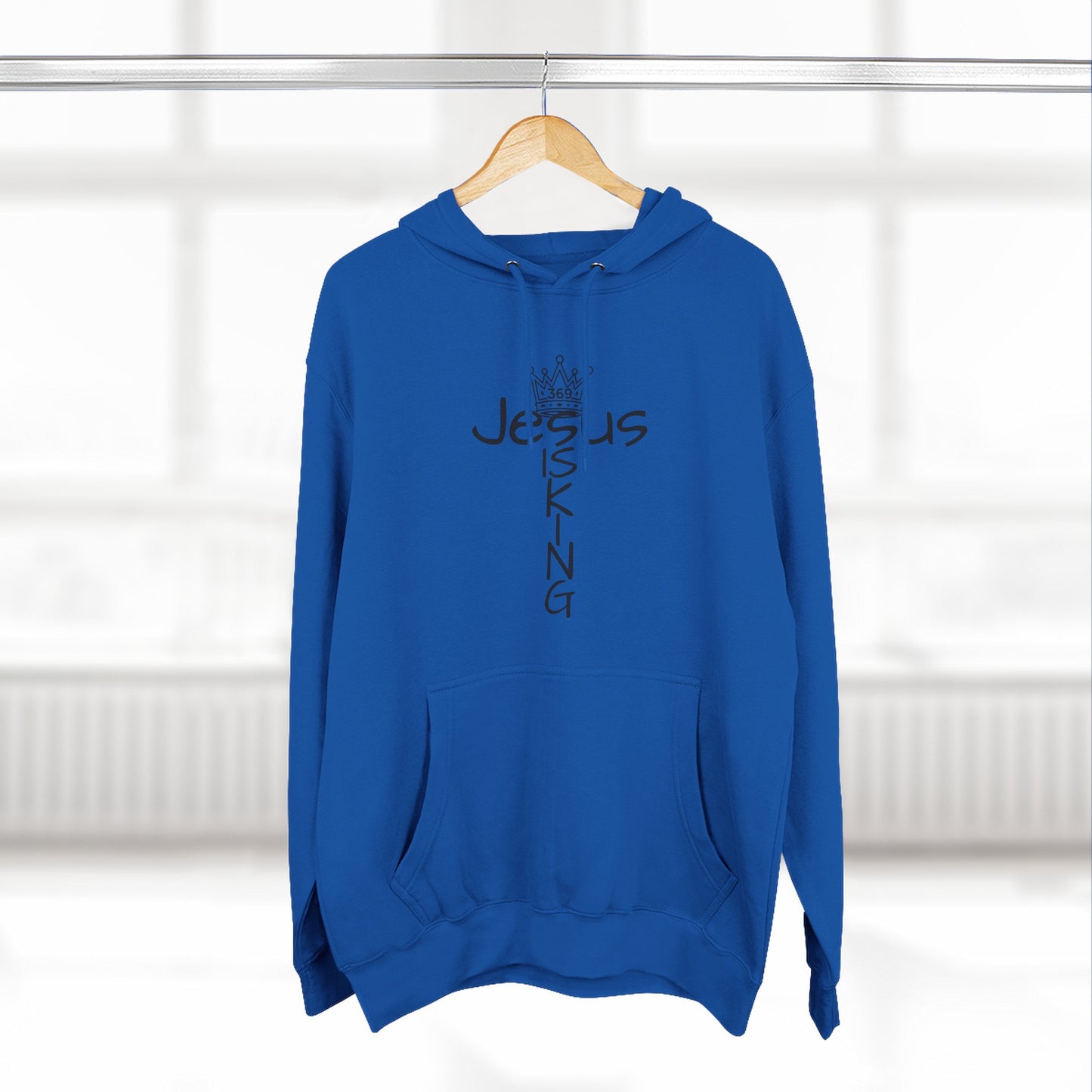 369Fab* Jesus is king, Freedom, Stylish Fleece Hoodie, Unique Streetwear