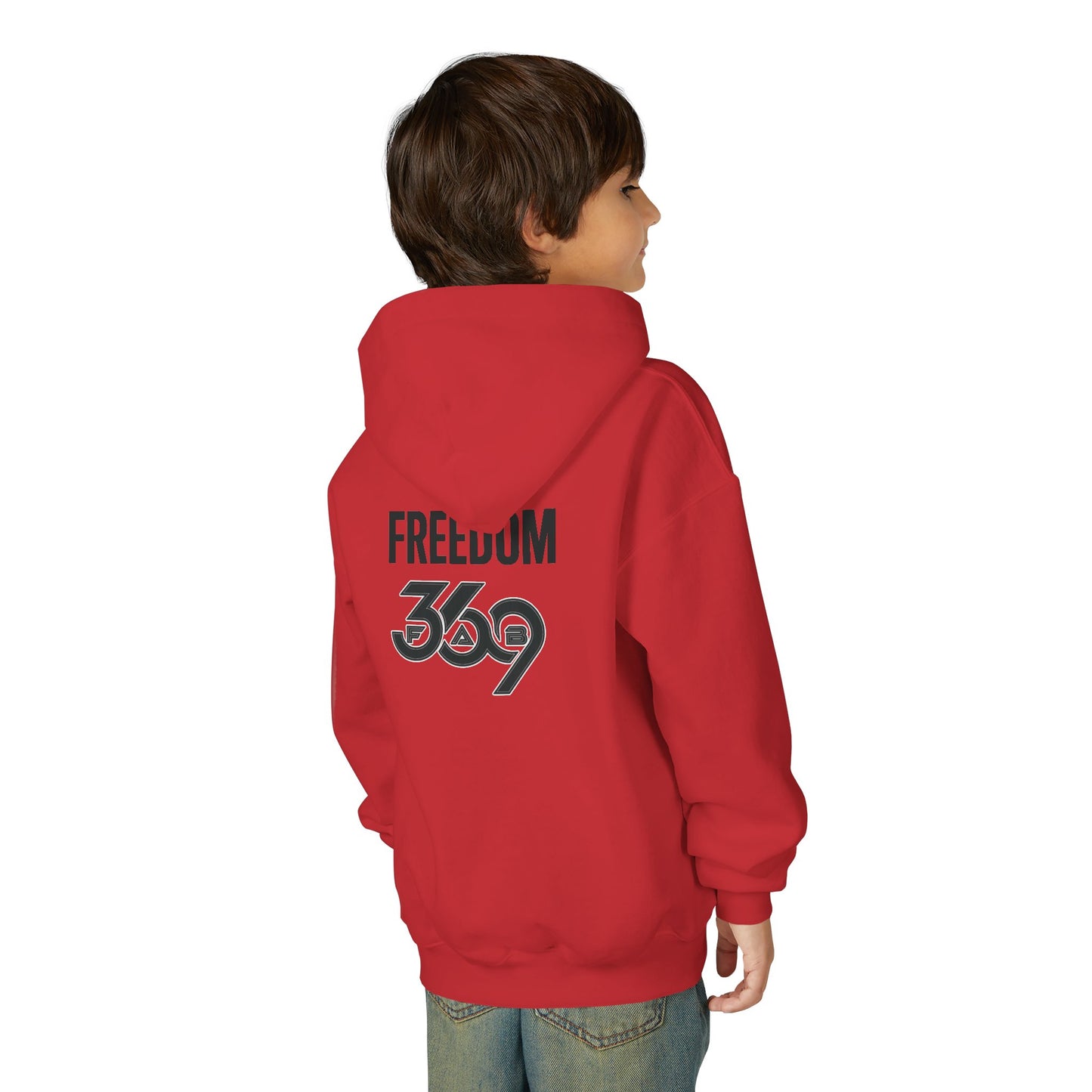 369Fab* Jesus is kin, freedom, Stylish Youth Hoodie