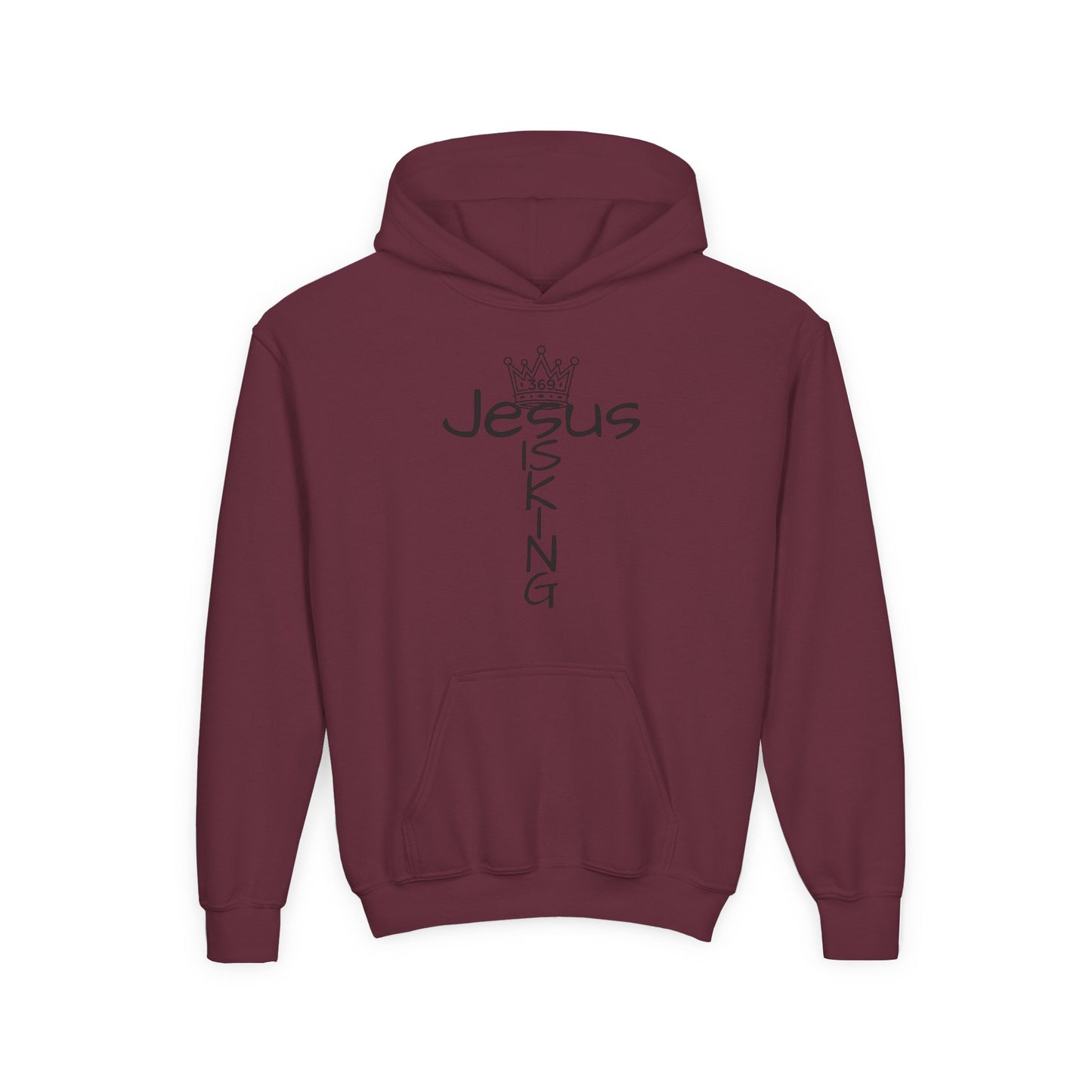 369Fab* Jesus is kin, freedom, Stylish Youth Hoodie