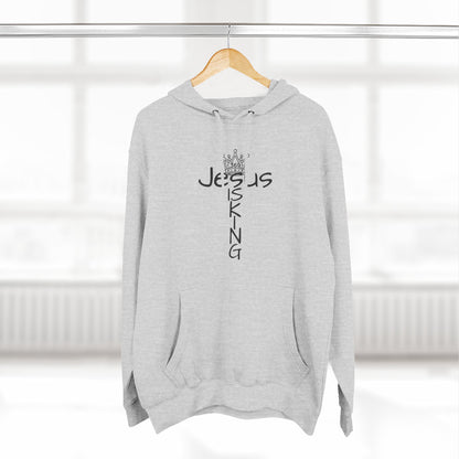 369Fab* Jesus is king, Freedom, Stylish Fleece Hoodie, Unique Streetwear