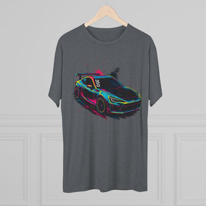 369Fab* Limited Edition FR-S Splash, Uni. Tri blend T-Shirt for Car Enthusiasts