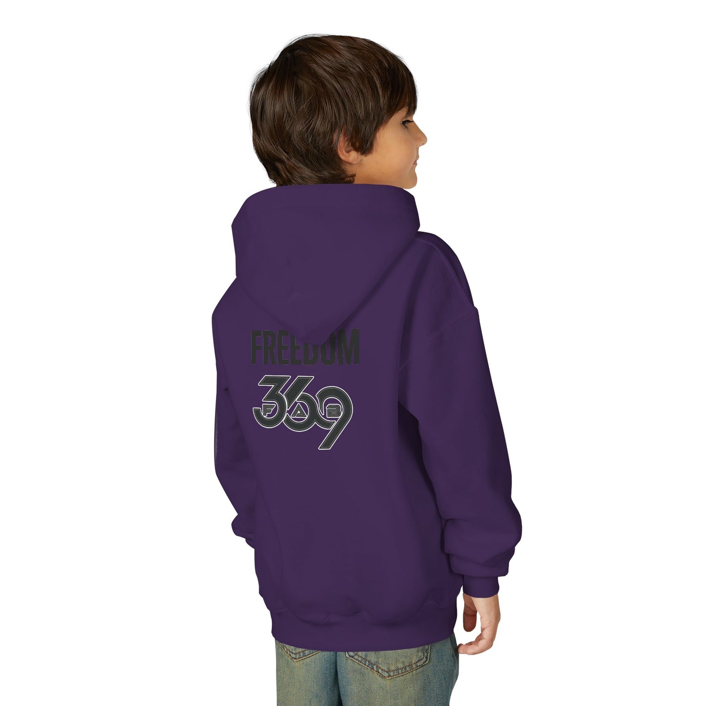 369Fab* Jesus is kin, freedom, Stylish Youth Hoodie