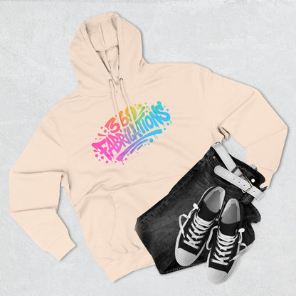 369Fab* 369Fabrications, Colorful Graffiti Fleece Hoodie for Cozy Vibes